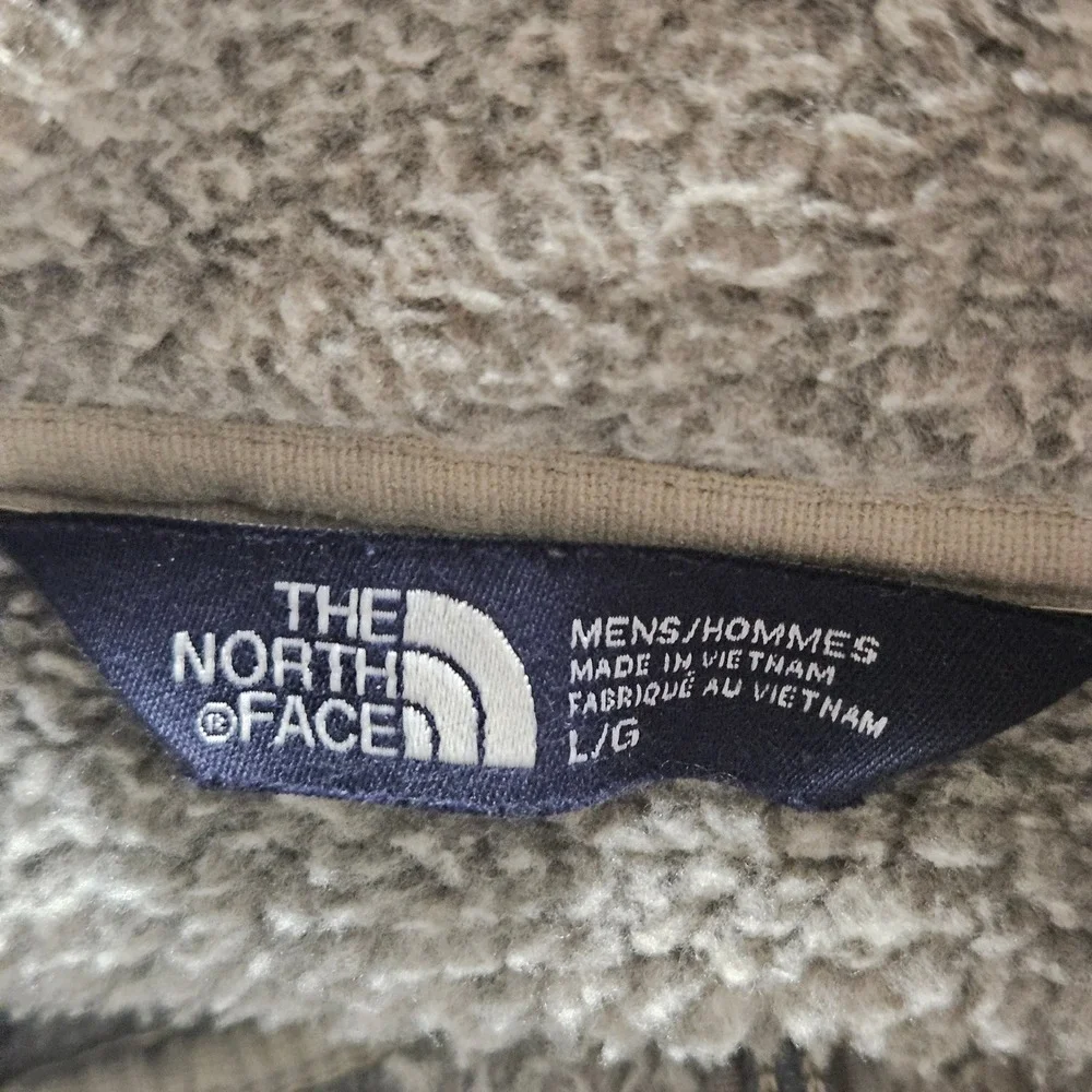 The North Face Gordon Lyons 1/4 Zip Fleece Pullover‎ L Heather Gray Gorpcore
